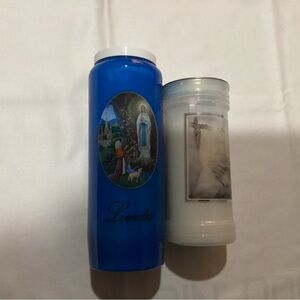Lourdes candles, in loving memory candle